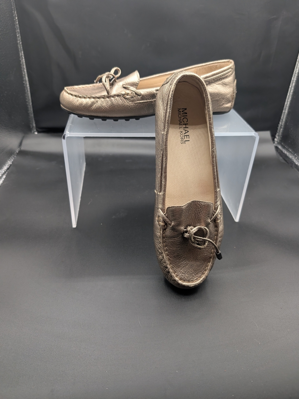 Michael Kors Women's Metallic Bronze Driving Moccasins